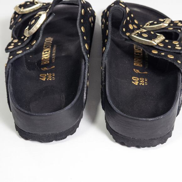 Birkenstock Arizona Sandals Size 40 Black Studded Boho Comfort NWOT - Picture 4 of 8